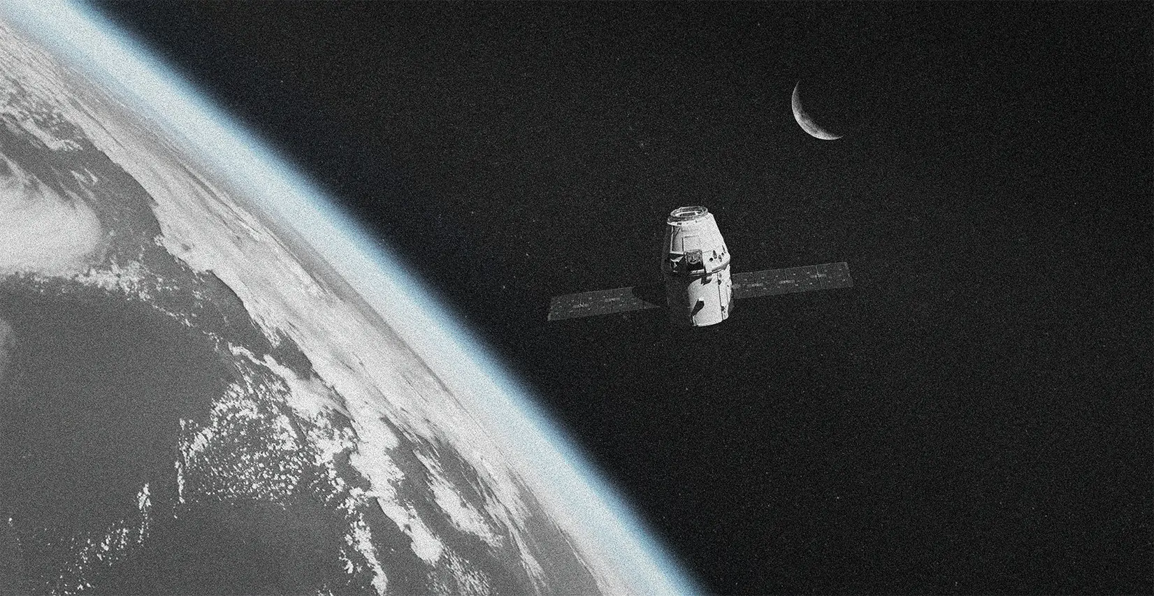 A image of a concrete sphere, balanced between two other larger spheres